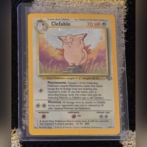 Pokémon TCG Clefable Jungle 1/64 Holo Unlimited Rare card